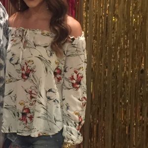 Floral Off The Shoulder Top